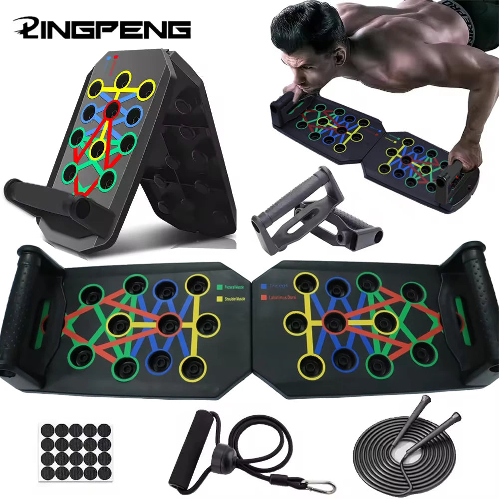 Foldable Push-Up Board Set for Full-Body Workout